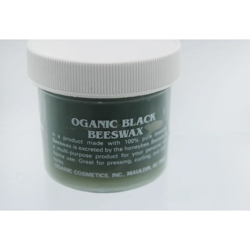 5 Pack Oganic Black Beeswax 2 oz 100% Pure Beeswax Hair Styling Wax